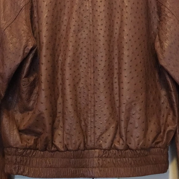 Couture Bernini Men’s Ostrich Leather Jacket - Picture 6 of 6